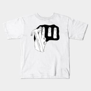 Collecting Fingers Kids T-Shirt